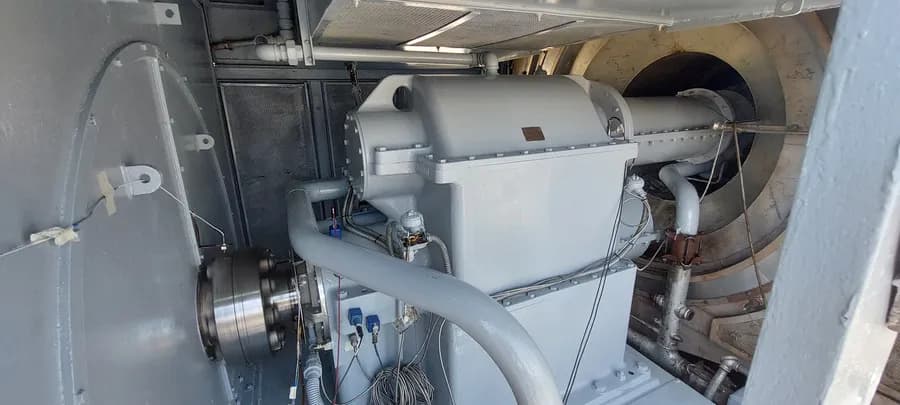 Turbina a gas de la planta termoeléctrica La Raisa evaluada en Venezuela